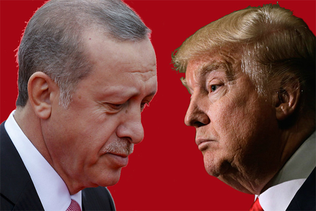 ترامب يهدد بضرب اقتصاد تركيا إذا هاجمت الأكراد.